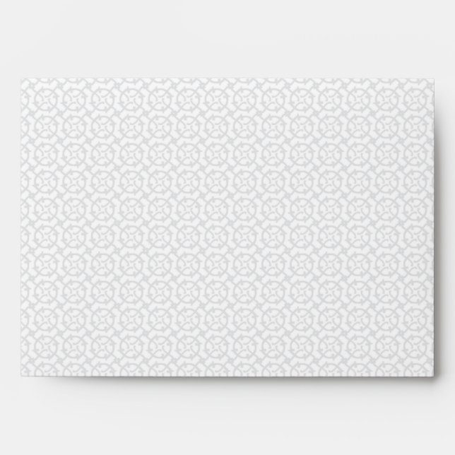 5x7  Envelope Option 1 Grey Red Formal Print (Front)