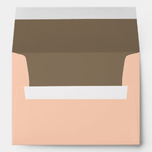 5x7  Envelope Option 1 Light Coral Pink/Brown Swir
