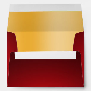 5x7  Envelope Option 1 Lord Ganesha/Hindu Red Spir