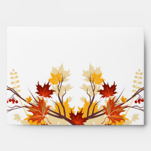 5x7 Envelope Option 2 Autumn Branch Leaves