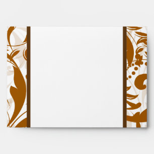 5x7 Envelope Option 2 Damask Autumn