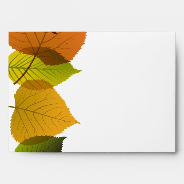 5x7  Envelope Option 2 Foliage Leaves (Front)