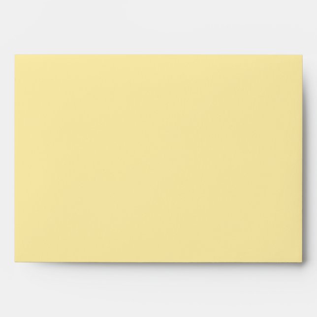5x7  Envelope Option 2 Mustard Yellow Poppy Flower (Front)