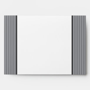 5x7  Envelope Option 3 Black Olives Grey Stripes