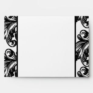 5x7  Envelope Option 4 Crimson Red Ornate Embellis