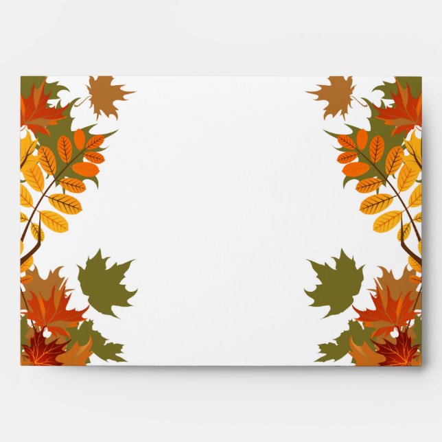 5x7  Envelope Option 4 Foliage Branch (Front)