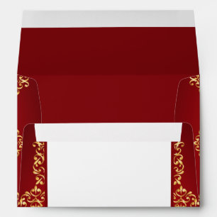 5x7 Envelope Option 4 Lord Ganesha/Hindu Red Spir