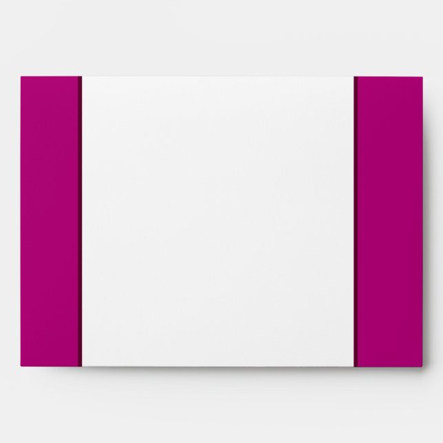 5x7  Envelope Option 4 Paper Plane Purple Loop Pur (Front)