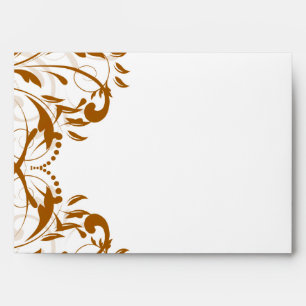5x7 Envelope Option 5 Damask Autumn