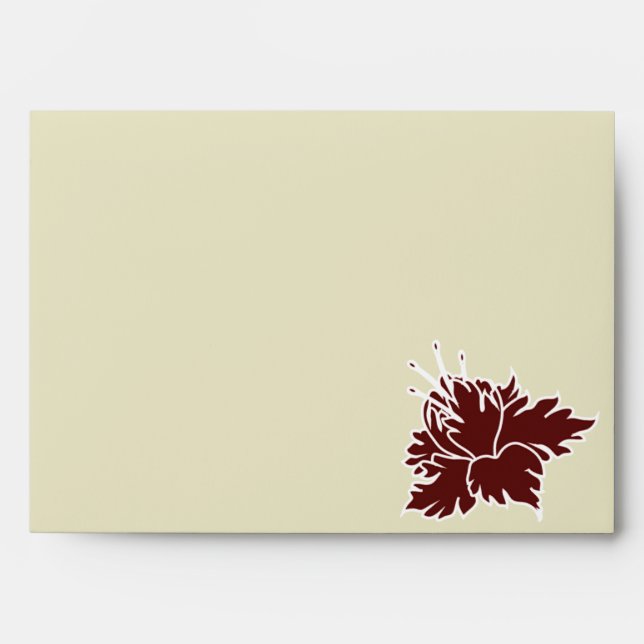5x7  Envelope Option 5 Fall Floral/Branches nature (Front)