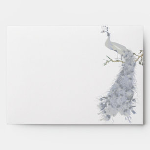 5x7 Envelope Option 5 Peacock/Flower Branch Purpl