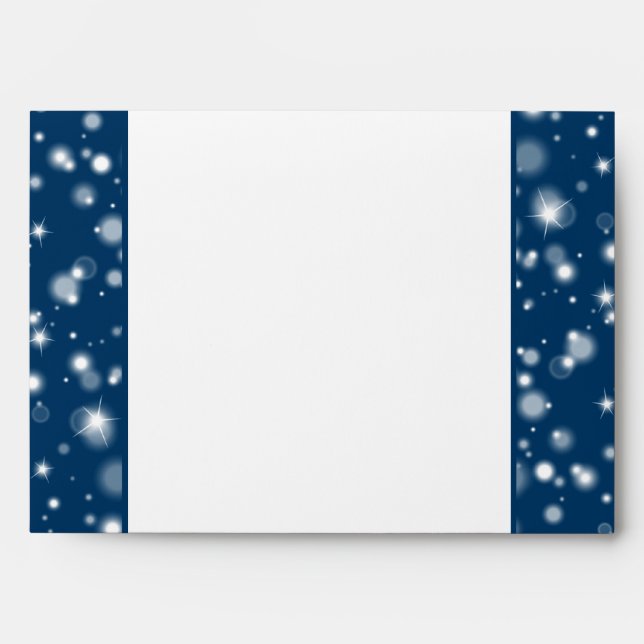 5x7  Envelope Option 5 Twinkling Snow / Bare Tree (Front)