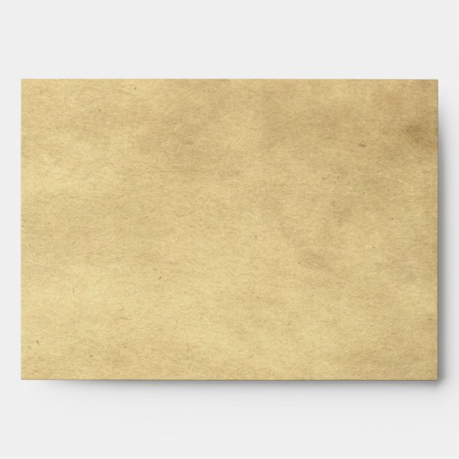 5x7  Envelope Option 5 Vintage Peacock Green aged (Front)