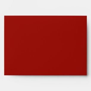 5x7 Envelope Red Outside Black Damask Inside