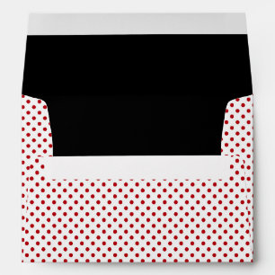 5x7 Envelope Reindeer Christmas XMAS Polka Dot Pok