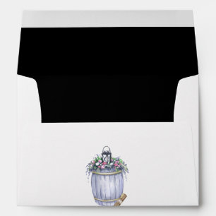 5x7 Envelope Summer Country Wedding Rustic Waterco