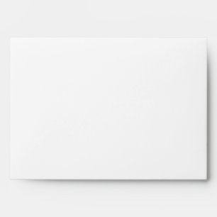 5x7 Envelope White Outside Crimson Orange Inside