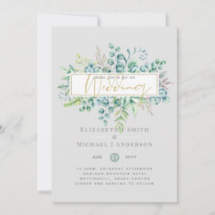 5x7 Eucalyptus Dreams - Botanical Greenery Wedding