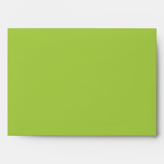 5x7 Green Outside Polka Dot Inside Envelope (Front)