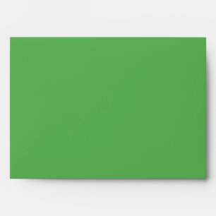 5x7 Green Outside Rain-forest Inside Envelope