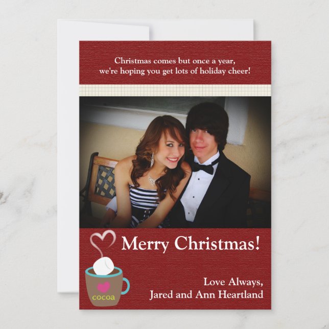 5x7 Hot Cup of Coco Invitation (Front)