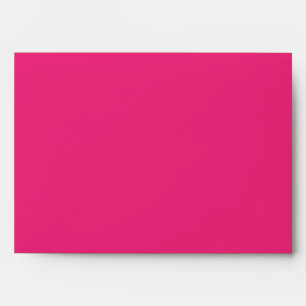 5x7 Hot Pink Outside Stripe Inside Envelope