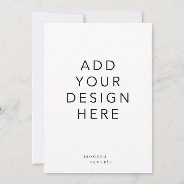 5x7" Invitation (Back)