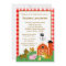 5x7 Invite - Farm Animals Baby Shower Invitation