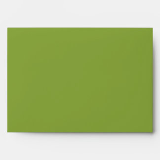 5x7 Jungle Green Outside Blue Inside Envelope