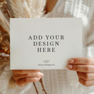 5x7" Landscape Invitation Printing