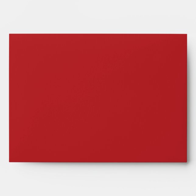 5x7 Nojo Red Outside Brown Inside Envelope (Front)
