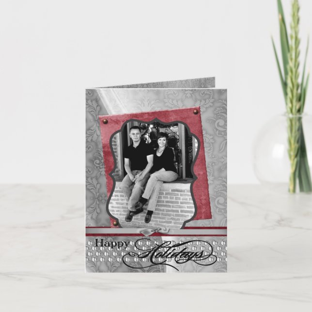 5x7 Personalised FOLDING PHOTO Christmas Card (Front)