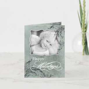 5x7 Personalised FOLDING PHOTO Christmas Card