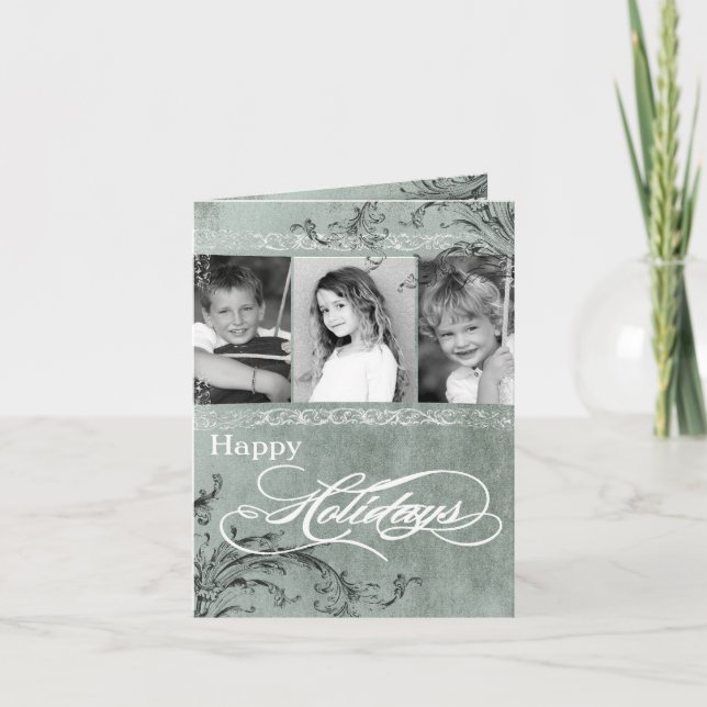 5x7 Personalised FOLDING PHOTO Christmas Card (Front)