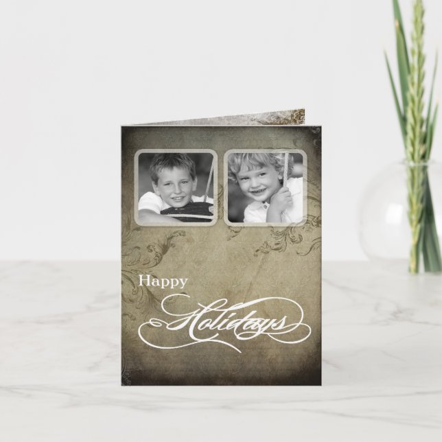 5x7 Personalised FOLDING PHOTO Christmas Card (Front)