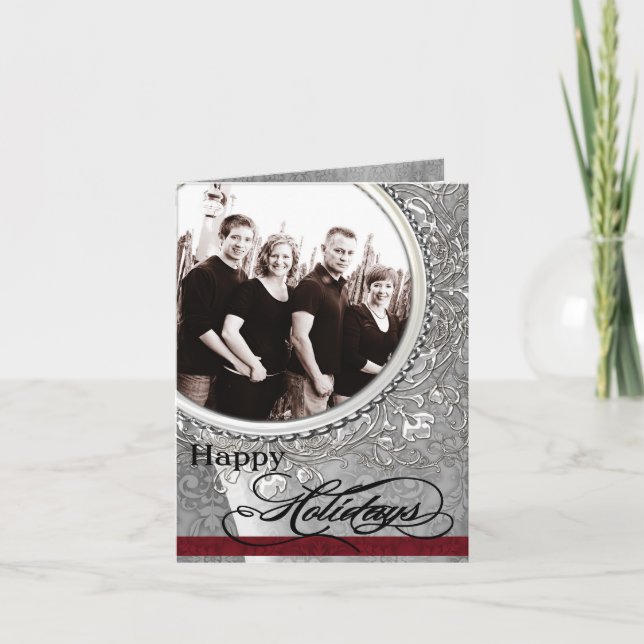 5x7 Personalised FOLDING PHOTO Christmas Card (Front)