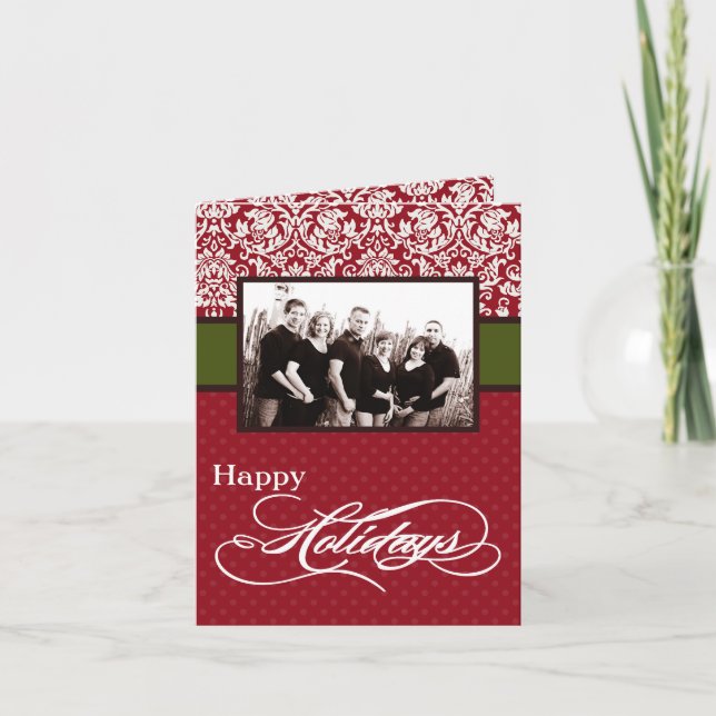 5x7 Personalised FOLDING PHOTO Greeting Card (Front)
