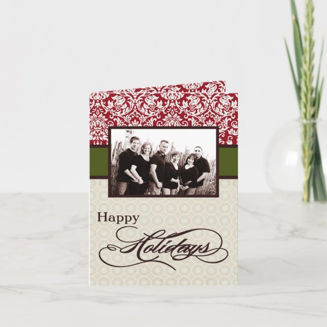 5x7 Personalised FOLDING PHOTO Greeting Card (Front)