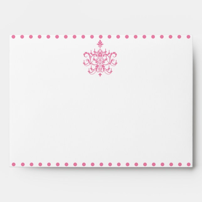 5x7 Pink Chandelier Option 04 Envelope (Front)