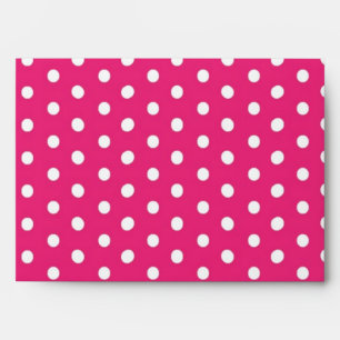 5x7 Polka Dot Outside Brown Inside Envelope
