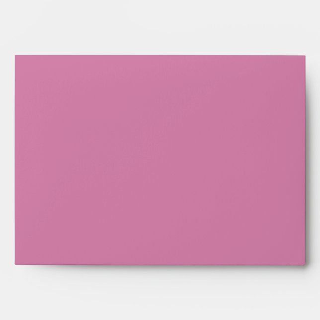 5x7 Safari Pink Outside Polkadot Inside Envelope (Front)