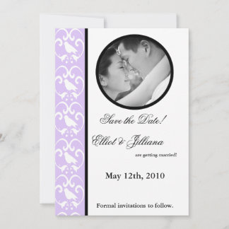 5x7 Save the Date Photo Engagement Announcement
