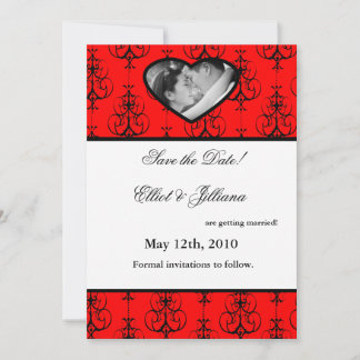 5x7 Save the Date Photo Engagement Announcement