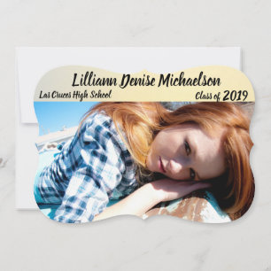 5x7 Senior Announcement Sunny Morning Farm Country