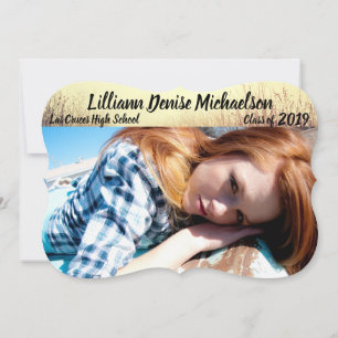 5x7 Senior Announcement Sunrise Pathway Walkway Pa