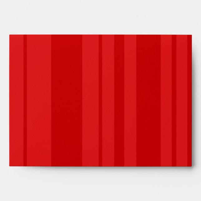 5x7 Striped Outside Red Inside Envelope (Front)