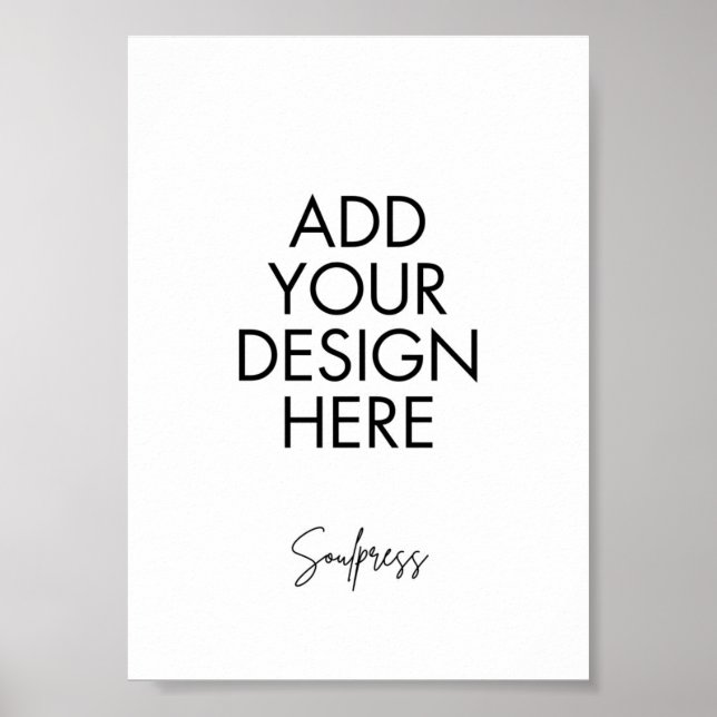 5x7" Table Number Sign Custom Print (Front)