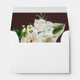 5x7 Vintage Pink Floral Retro Style Invitation Env Envelope