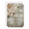 5x7 Vintage Roses Quinceanera Birthday Invitation