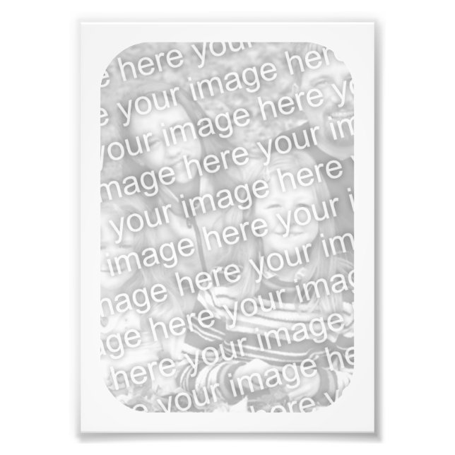 5x7 White Frame Photo (Front)